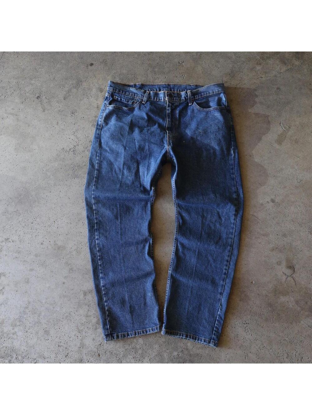 Levi’s 505 Men’s Jeans 38x30 Blue Denim Regular Fit Straight Leg‎ Medium Wash
